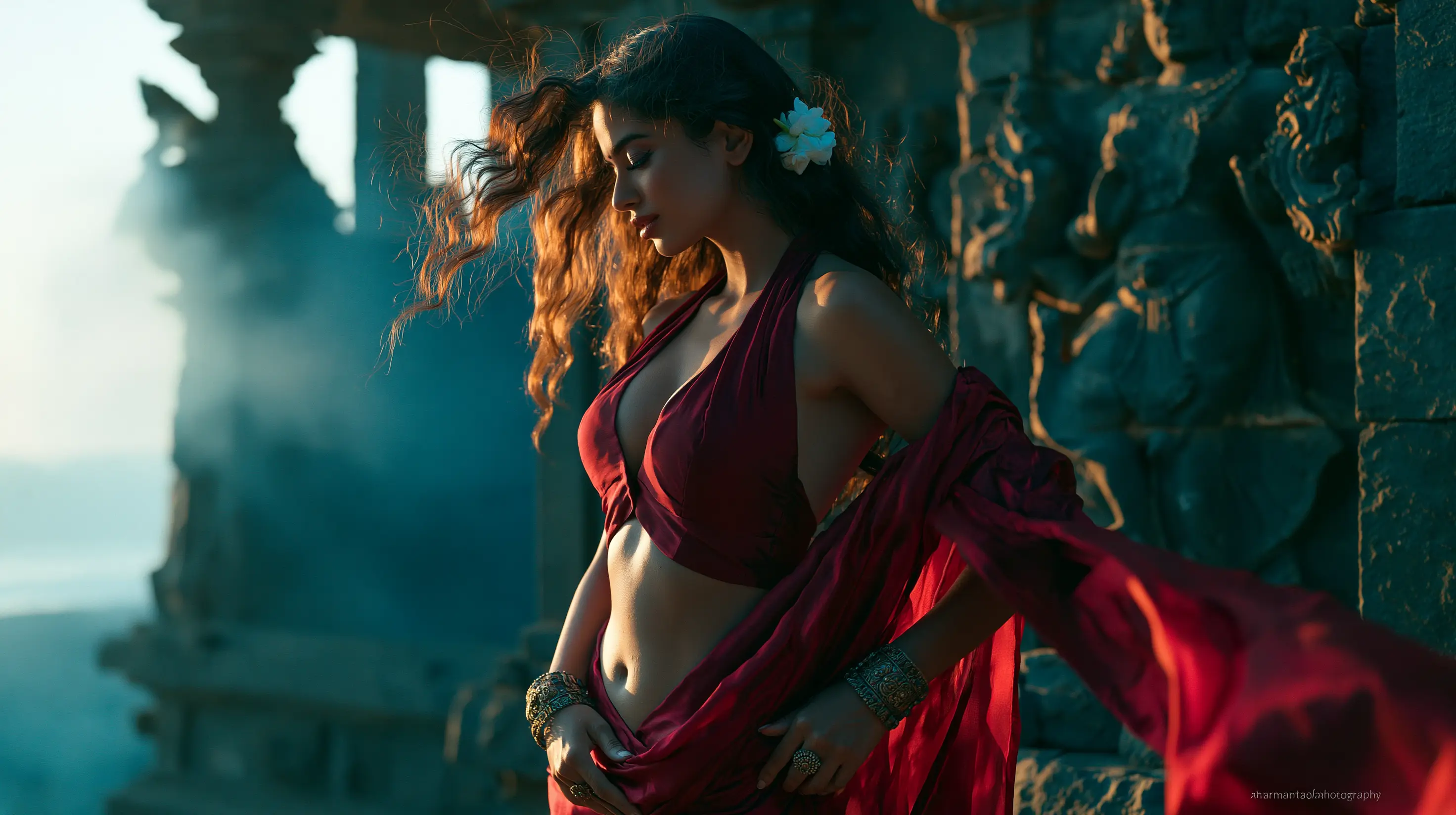 Cinematic full body shot